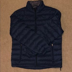 Men’s blue Michael Kors down jacket.